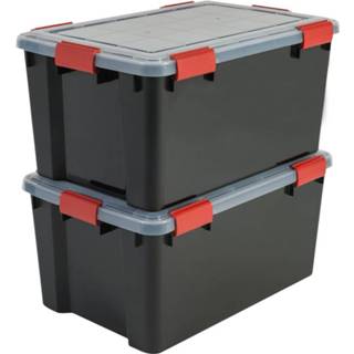 👉 Opbergbox transparant kunststof Iris Air Tight Box - 50 Liter 8716382191466