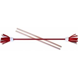 👉 Rood Acrobat Jongleerstokken Bloemen 75 Cm 3-delig 5407005157640