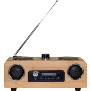 👉 Draagbare stereo bamboe United Entertainment - 3g Speaker Fm Radio Aux/usb/sd 8718274545302