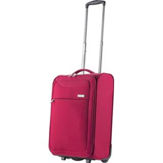 👉 Trolley rood polyester Carryon Air Handbagage Koffer 55cm - 2 Wielen 8717253522150