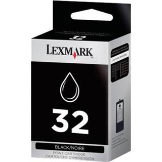 👉 Zwart Lexmark 32 Cartridge 734646058377