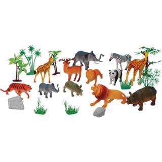 👉 Kunststof Eddy Toys Safaridierenset 22-delig 8719817324682