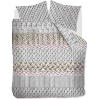 👉 Dekbedovertrek roze flanel Snoozing Cardiff - Lits-jumeaux (240x200/220 Cm + 2 Slopen) Soft Pink 8719151081937