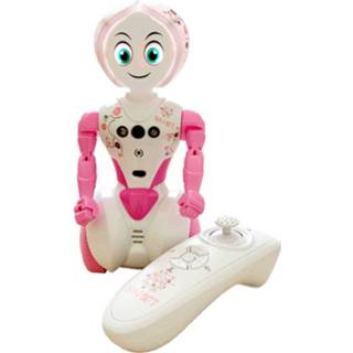 👉 Roze synthetisch wit Gear2play Robot Suki Bot Radiografisch Bestuurbaar 5425002415044