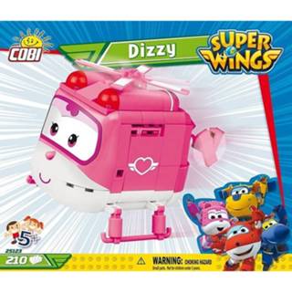👉 Bouwpakket roze wit Cobi Super Wings Dizzy Roze/wit 210-delig (25123) 5902251251239