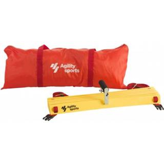 👉 Geel rood kunststof Agility Sports Trainingsladder Verstelbaar 400 Cm Geel/rood 8719324228268