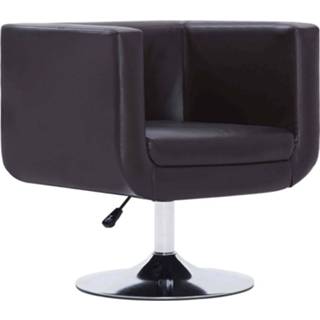 👉 Fauteuil bruin kunstleer kunstleder Vidaxl Draaibaar 8719883588049