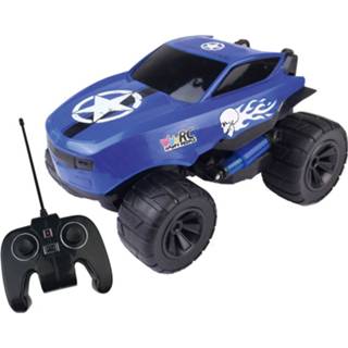 👉 Afstandsbediening blauw kunststof Happy People Rc Stuntauto Met 18 Cm 4008332380162
