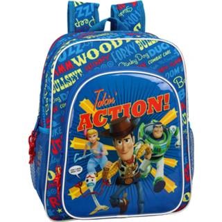 👉 Rugzak blauw polyester Toy Story Takin' Action! - 38 Cm 8412688337538