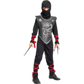 👉 Ninja kostuum synthetisch l zwart kinderen Voor - T-03 (L) 8423667077741