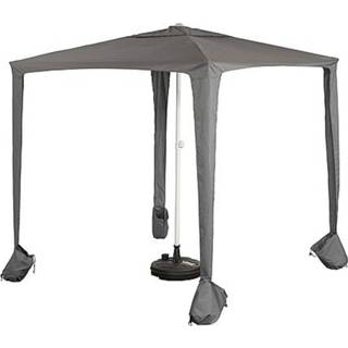 👉 Parasol grijs polyester Bo-camp - Party Cabana 2x2 Meter 8712013072104
