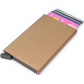 👉 Hardcase aluminium koperkleurig Figuretta Rfid Cardprotector Brons 8718144651874
