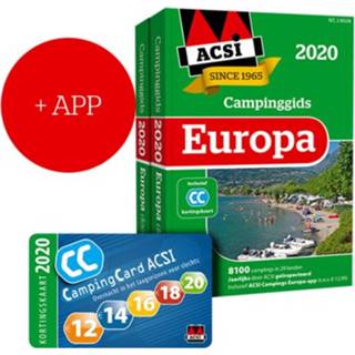 👉 Campinggids Acsi Europa + App 2020 - 9789492023858