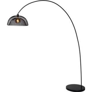 👉 Vloerlamp zwart staal Lucide Mesh E27/60w 5411212302519