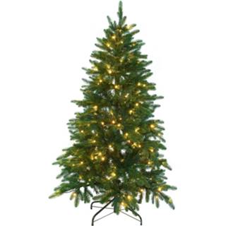 👉 Kerstboom Excellent Trees® Led Falun Green 150 Cm - Luxe Uitvoering - 190 Lampjes