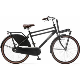 👉 Jongensfiets staal jongens Popal Daily Dutch Basic 26 Inch 46 Cm Terugtraprem Matzwart 8719636012890