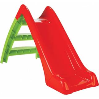 👉 Glijbaan groen rood kunststof Jamara Happy Slide Junior 123 Cm Groen/rood 4042774440206