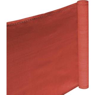 👉 Balkonscherm terracotta polyester rood Hanse® Duurzaam 500x90cm - Kleur Balkondoek 7436939123115