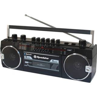 👉 Retro radio zwart Roadstar Rcr 3025 Usb Ghettoblaster Bluetooth 7621800032805