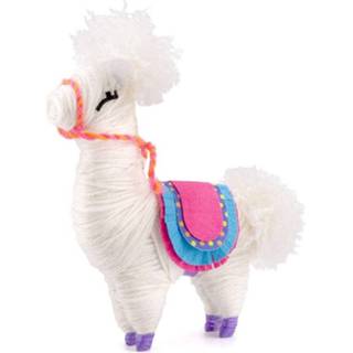 👉 Knutselset multikleur Toyrific Yarn Animals Lama Junior 14-delig 5031470233334