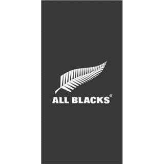 👉 Strandlaken roze katoen zwart All Blacks Fougere - 75 X 150 Cm 3272760460326