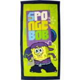 👉 Badlaken geel katoen Spongebob Junior 70 X 140 Cm 5204679409972
