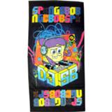 👉 Badlaken zwart katoen Spongebob Dj Junior 70 X 140 Cm 5204679409989