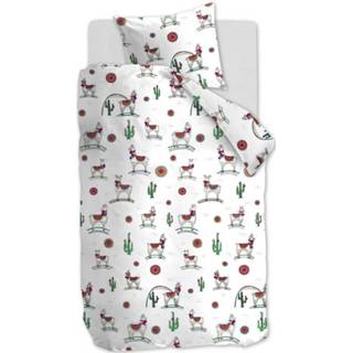 👉 Dekbedovertrek katoen multikleur kinderen Beddinghouse Kids Lama Adventure - Ledikant (100x135 Cm + 1 Sloop) Multi 8719931176983