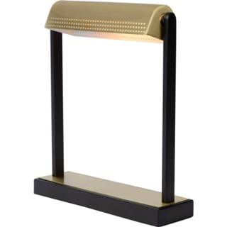 👉 Bureaulamp zwart goud staal Lucide Laut E27/40w / Mat 5411212451125