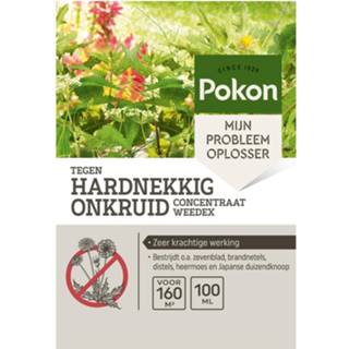 👉 Pokon Tegen Hardnekkig Onkruid Concentraat - 100ml 8711969030343