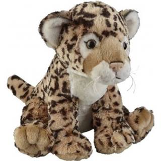 👉 Luipaard knuffel bruine pluche polyester bruin kinderen Jaguar/luipaard 30 Cm - Jaguars Wilde Dieren Knuffels Speelgoed Voor 8720147794717