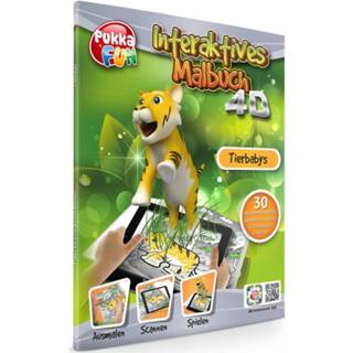 👉 Baby's Jamara 4d-kleurboek Babydieren Junior 21,5 X 26 Cm 30 Pagina's 4042774443085