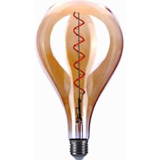 👉 Goud glas XXL crème Highlight Lamp Led Stand 16x28 Cm 4w 100 Lm 2200k Dim Gold 8718379036248