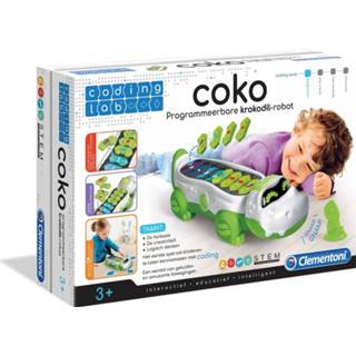 👉 Groen wit kunststof Clementoni Robotkrokodil Coko Programmeerbaar Groen/wit 8005125668946