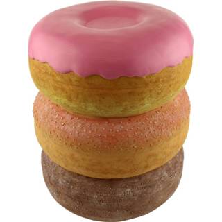 👉 Bijzettafel polyresin roze Rotary Hero / Kruk - Donut 4942079124774