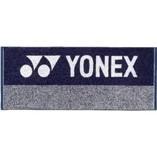 👉 Sporthanddoek katoen blauw Yonex Navy Unisex 40 X 100 Cm 4550086279730