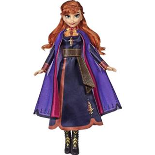 👉 Speelfiguur blauw kunststof Hasbro Frozen 2 Singing Anna 30 Cm 5010993634064