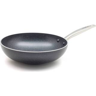 👉 Wokpan aluminium zwart Greenchef Berlin Rocks Ø 28 Cm 4895156651888