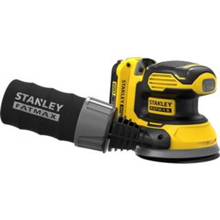 👉 Stanley FATMAX V20 18V Excentrische schuurmachine Incl. 1x 2.0Ah accu, 2A lader, softbag en schuurpapier