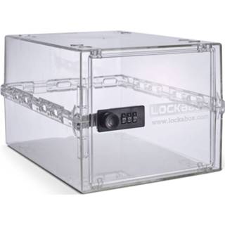 Polycarbonaat transparant Lockabox One Afsluitbare Medicijnbox - Doorzichtig 5060476370002