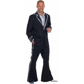 👉 Zwart polyester XL mannen Bling Kostuum Heren 60-62 (Xl) 8718758270621