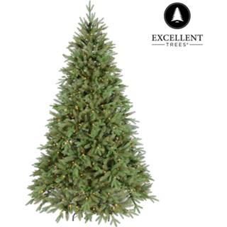 👉 Kerstboom polyethyleen groen Excellent Trees® Led Ulvik 365 Cm Met Verlichting - Luxe Uitvoering 1210 Lampjes 8719323084681