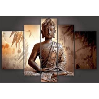 👉 Diamond Painting Pakket Buddha - 5 Luik Volledig Full Seos Shop ® 7435127091076