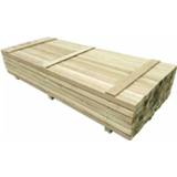 👉 Schuttingpaal grenenhout hout bruin Vidaxl 96 St Schuttingpalen 6x6x240 Cm Geïmpregneerd 8718475557906
