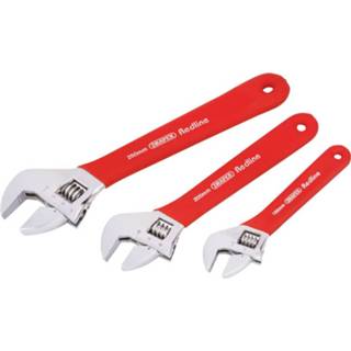 👉 Verstelbare moersleutel metaal Draper Tools Redline Set 3-dlg 67634 5010559676347