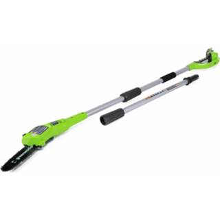 👉 Multikleur Greenworks Takkenzaagset Met 24 V 2 Ah Accu G24ps20 20 Cm 2000107ua 6952909013060