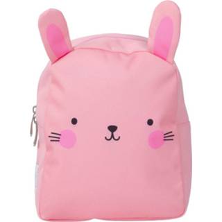 👉 Rugzak roze polyester meisjes A Little Lovely Company Konijn 5,5 Liter 8719033869653