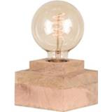 👉 Tafel lamp mangohout hout antraciet rough mannen LABEL51 Tafellamp Block - 8719323327726