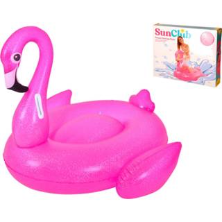 👉 Luchtbed XL roze Jilong - Opblaasbare Flamingo Inflatable 110x86x 102cm Zwemmen Zomer 6920388654470