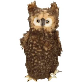 👉 Knuffel beige pluche Hansa Uil 34 Cm 8718758768296